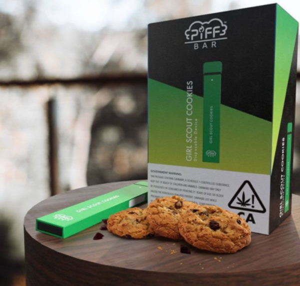 Piff Bar Girl Scout Cookies disposable device